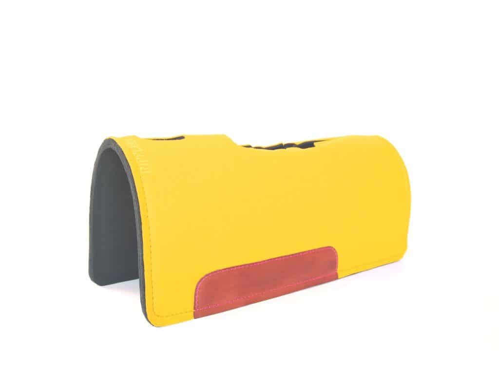 Yellow saddle pad western sale